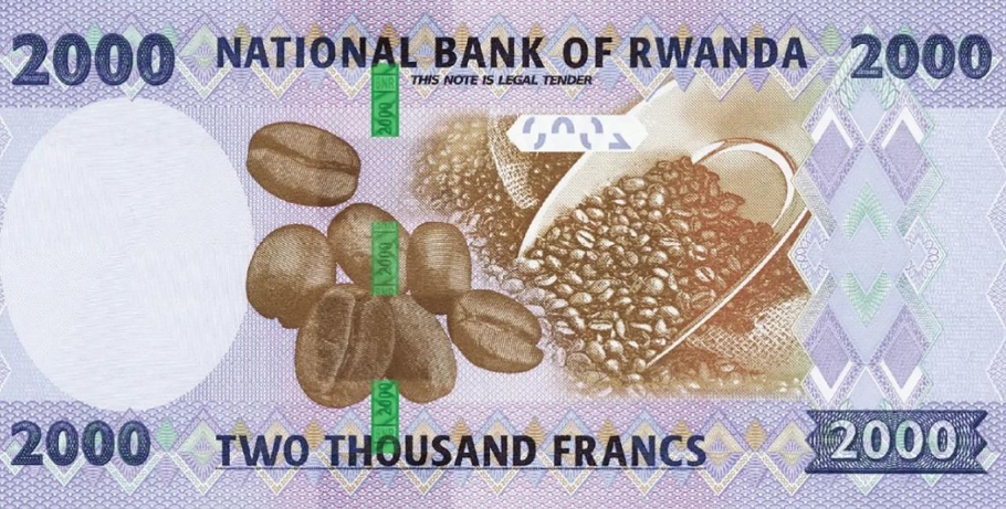 (625) ** PNew (PN44) Rwanda - 2000 Francs (2024)